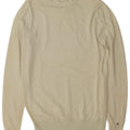 Tommy Hilfiger Mens Tailored Crew Neck Jumper Sweater Medium Off White Wool