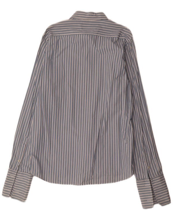 Jack Wills Mens Formal Shirt XL Blue Striped Cotton