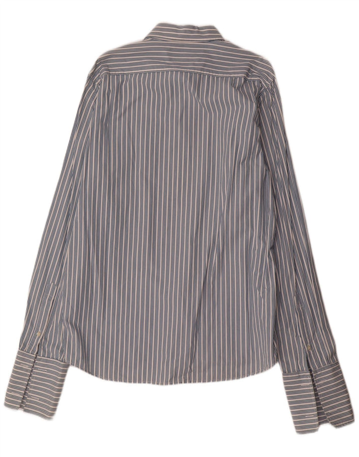 Jack Wills Mens Formal Shirt XL Blue Striped Cotton