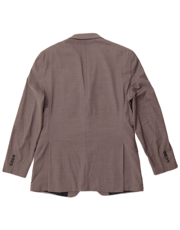 Tommy Hilfiger Mens Longline 2 Button Blazer Jacket EU 42 XL Grey Wool