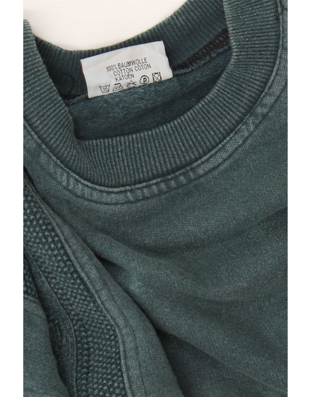 Vintage Mens Sweatshirt Jumper XL Blue Cotton