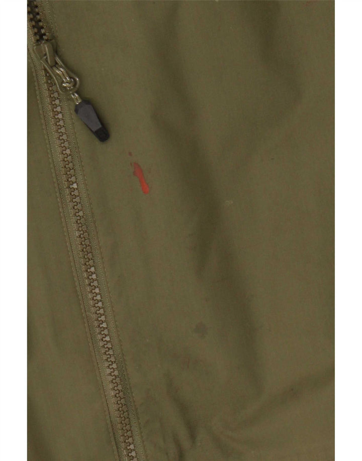 Berghaus Mens Hooded Rain Jacket UK 42 XL Khaki Polyamide
