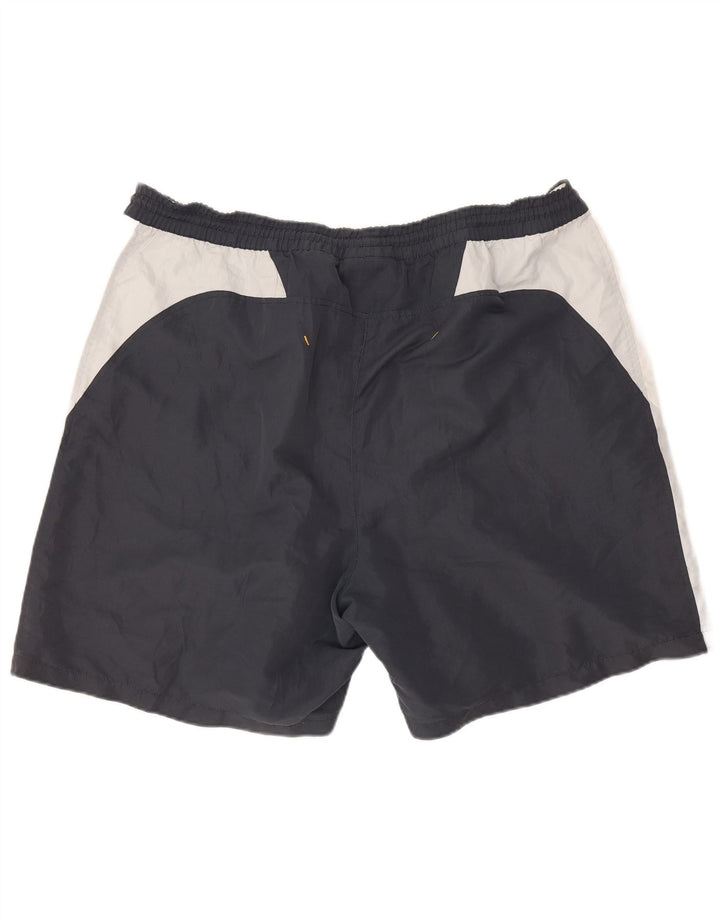 Lotto Mens Sport Shorts Large Navy Blue Colourblock Polyester