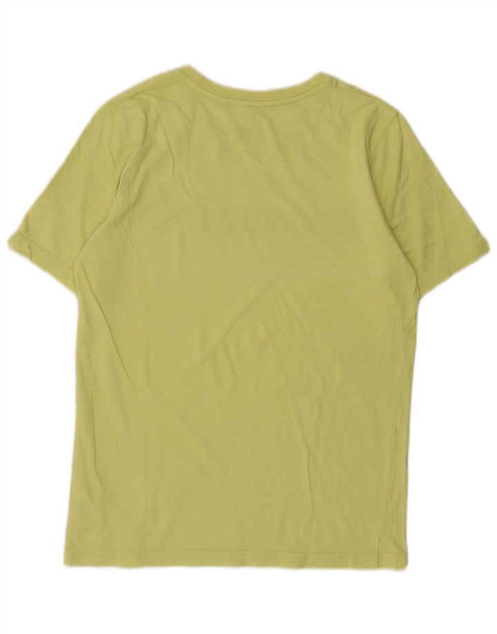 TIMBERLAND Boys Graphic T-Shirt Top 13-14 Years Small Green Cotton