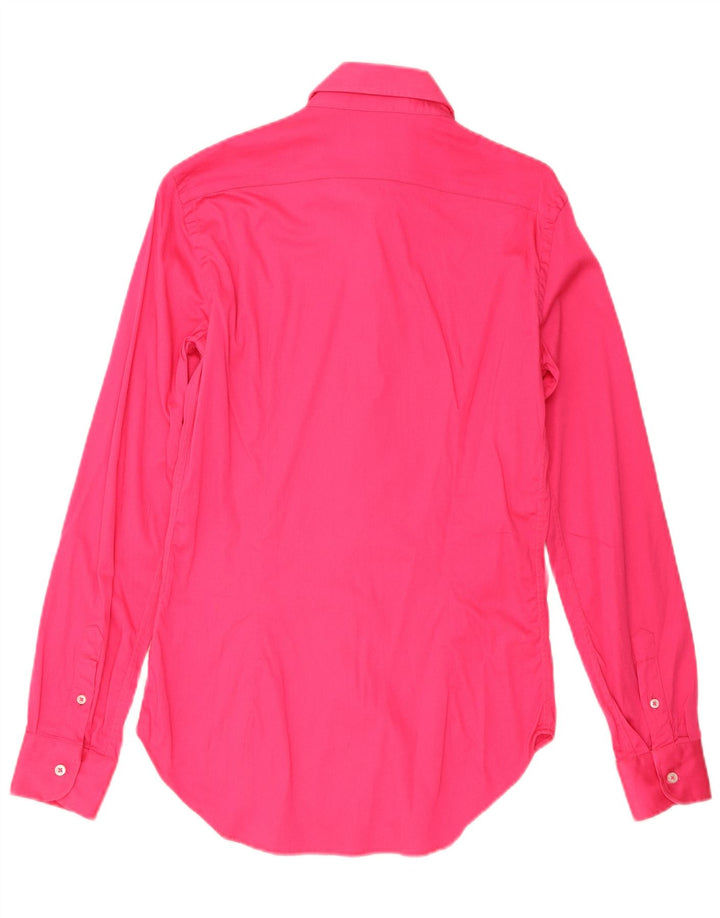 Naracamicie Womens Shirt UK 10 Small Pink Cotton