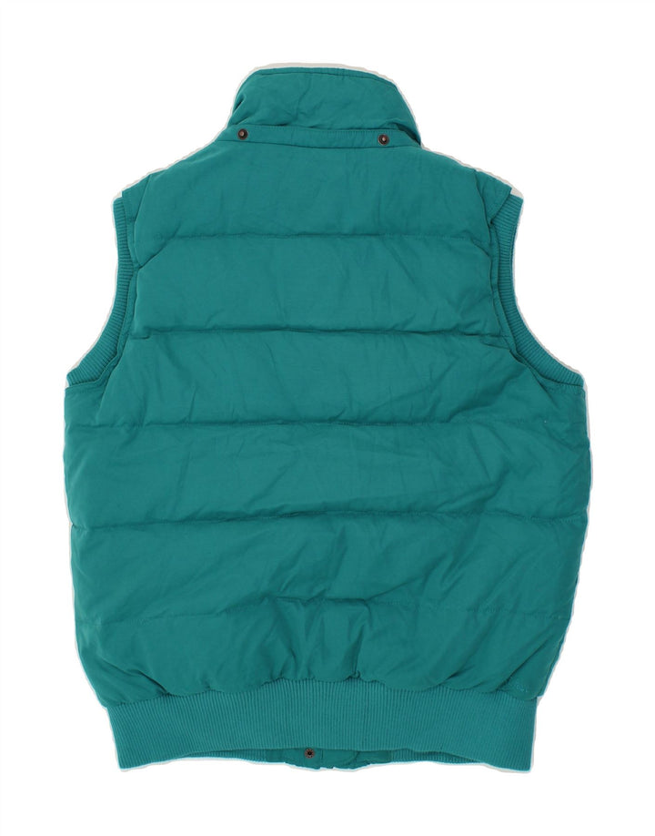 FAT FACE Womens Padded Gilet UK 12 Medium Green Polyester Vintage Fat Face and Second-Hand Fat Face from Messina Hembry 