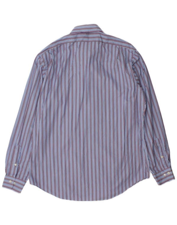 Polo Ralph Lauren Mens Curham Shirt Size 42 16 1/2 Large Blue Striped
