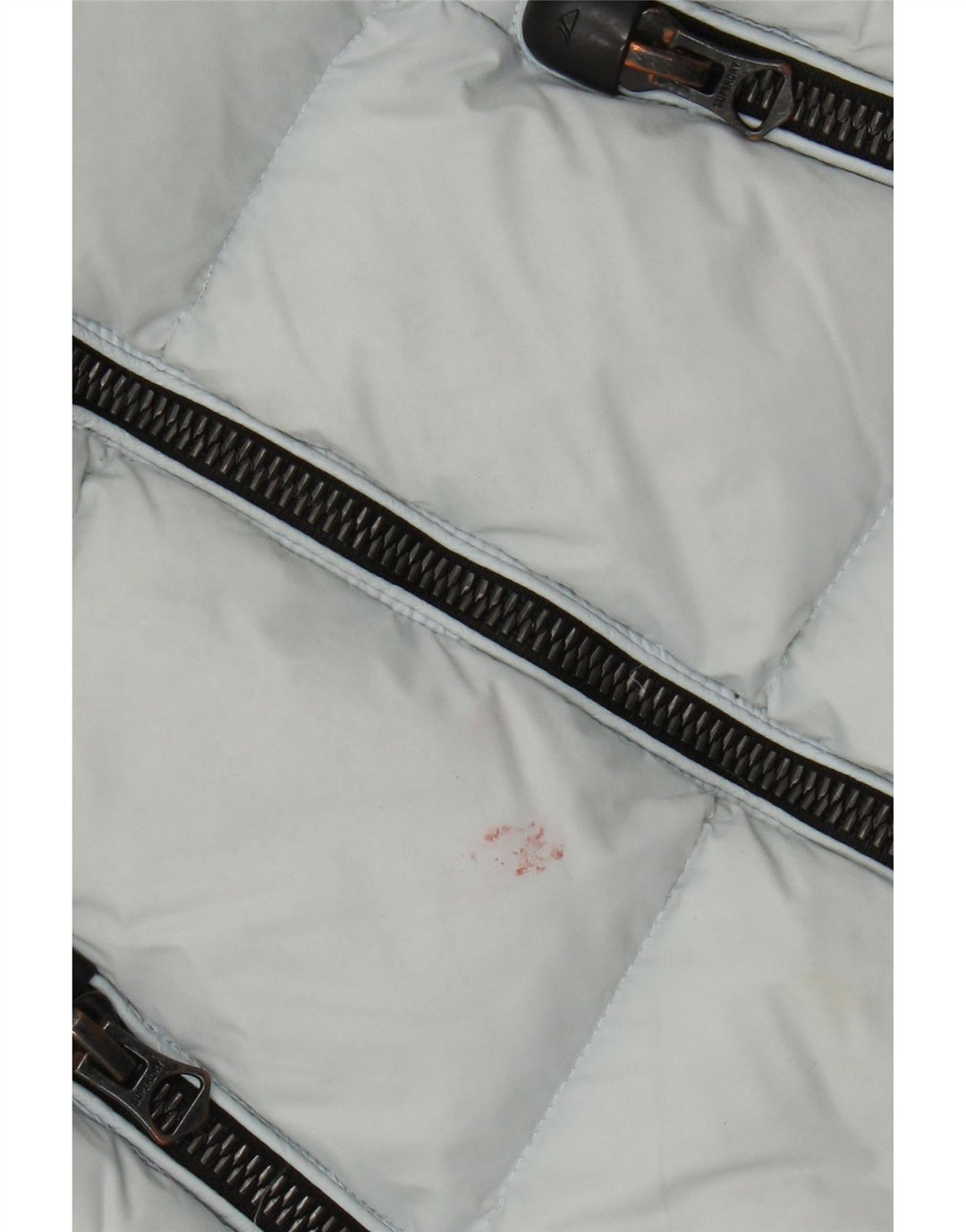 Superdry Womens Hooded Padded Jacket UK 8 Small  Blue Nylon