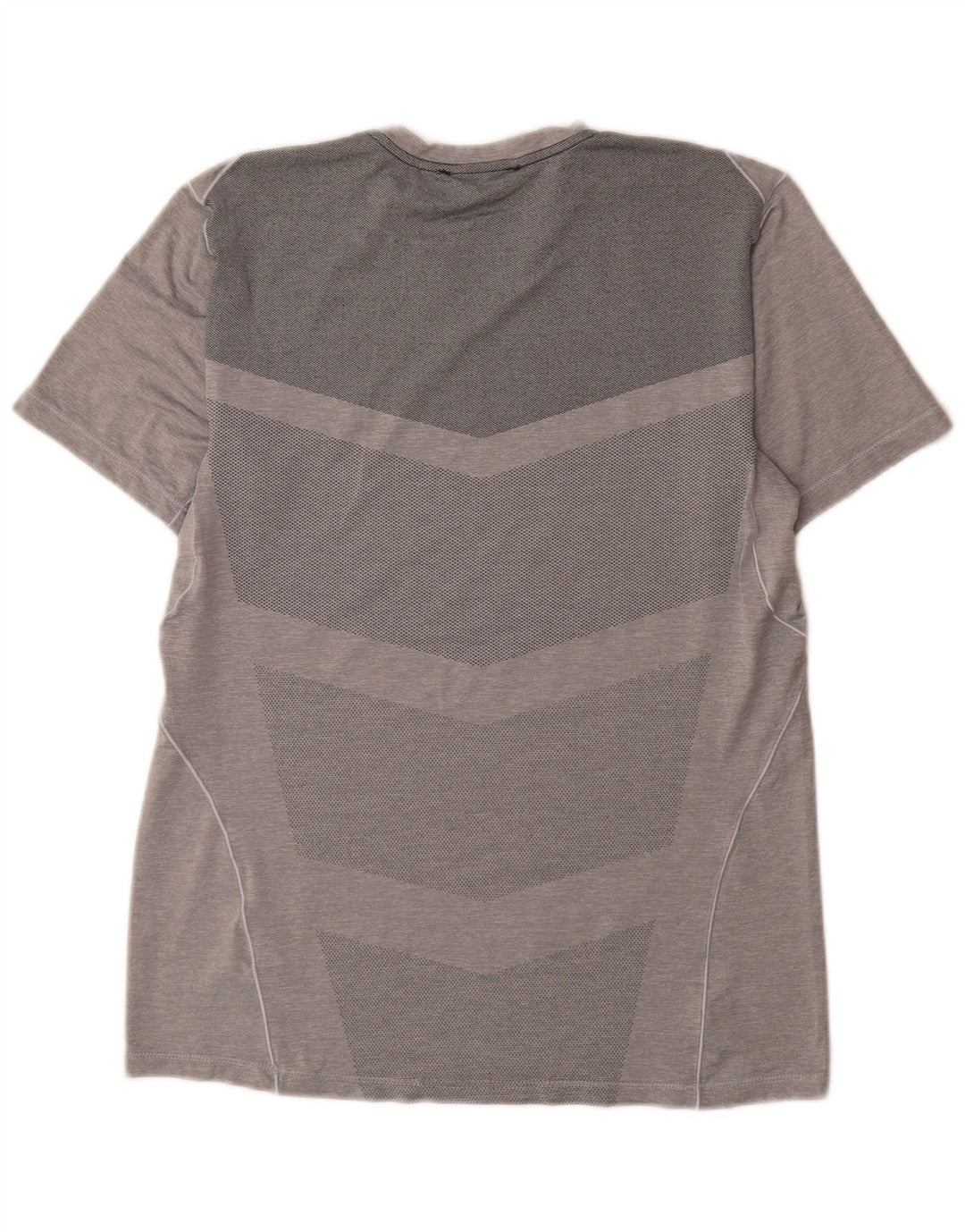 Nike Mens Dri Fit T-Shirt Top Medium Grey Polyester