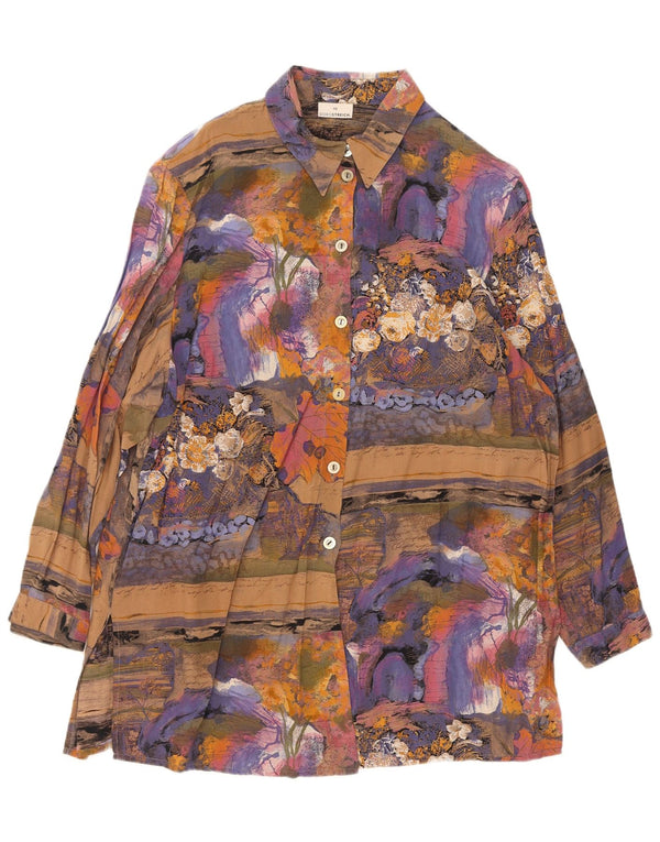 Doris Streich Womens Shirt EU 48 2XL Multicoloured Patchwork