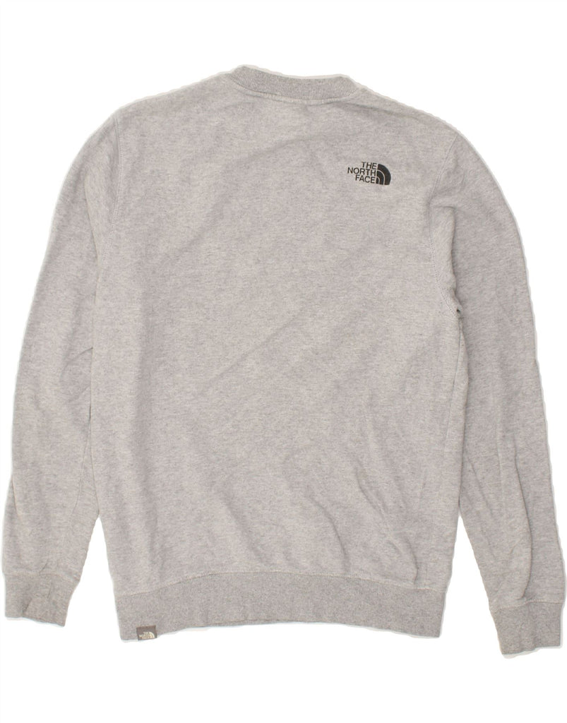 THE NORTH FACE Mens Graphic Sweatshirt Jumper Small Grey Cotton | Vintage The North Face | Thrift | Second-Hand The North Face | Used Clothing | Messina Hembry 