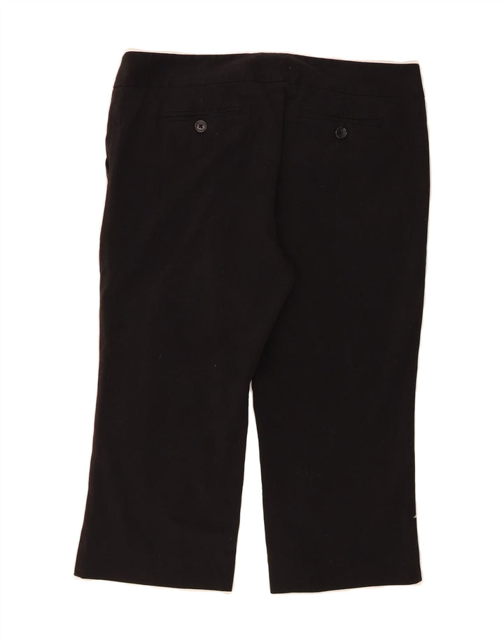 MOSSIMO Womens Straight Capri Trousers US 12 XL W34 L24 Black Polyester Vintage Mossimo and Second-Hand Mossimo from Messina Hembry 