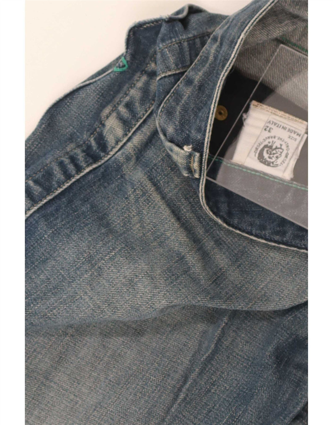 Diesel Womens Denim Shorts W32 Large Blue