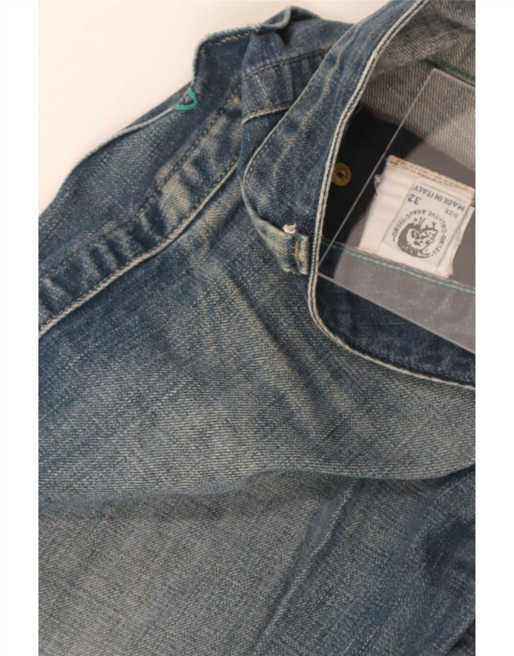 Diesel Womens Denim Shorts W32 Large Blue