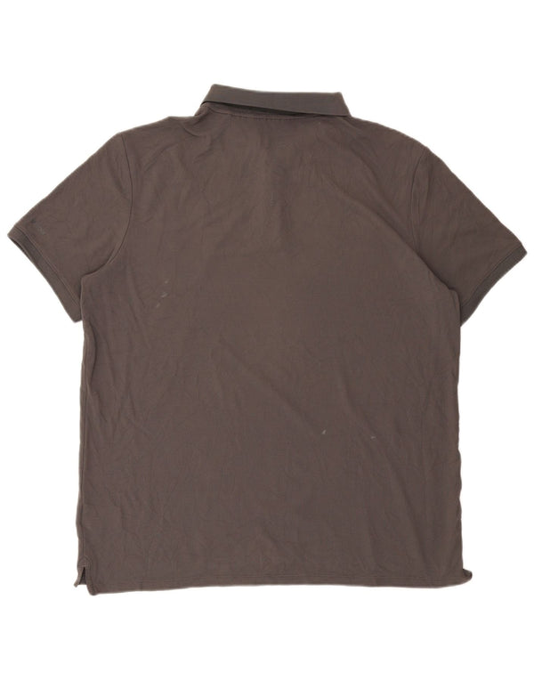 MUSTO Mens Polo Shirt XL Grey Polyamide