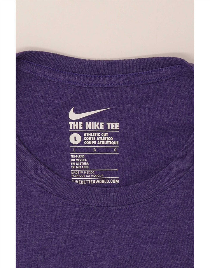 Nike Mens Graphic T-Shirt Top Large Purple