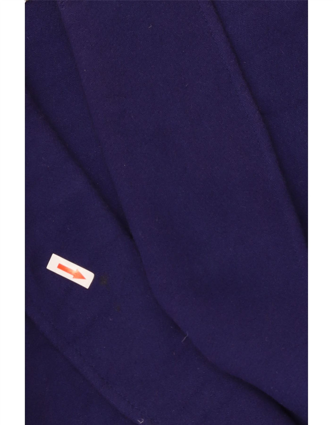 Vintage Womens Oversized Double Breasted Coat IT 42 Medium Purple Wool