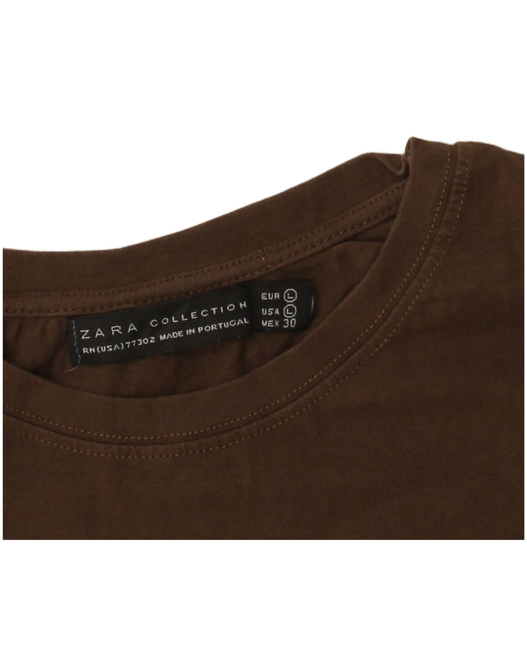 Zara Girls Graphic T-Shirt Top 11-12 Years Large Brown