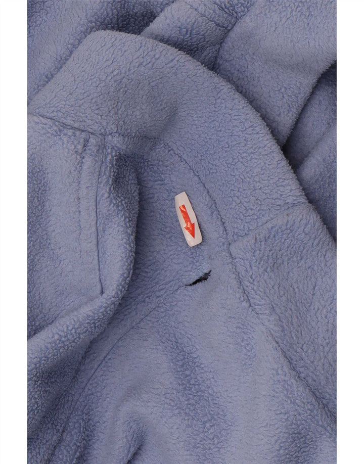 Gap Mens Graphic Hooded Fleece Jumper Large Blue