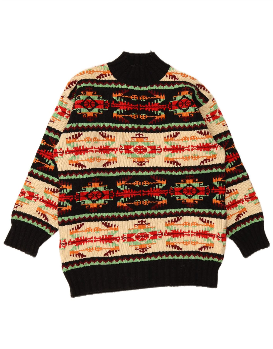 Kookai Womens Turtle Neck Jumper Sweater UK 16 Large Multicoloured