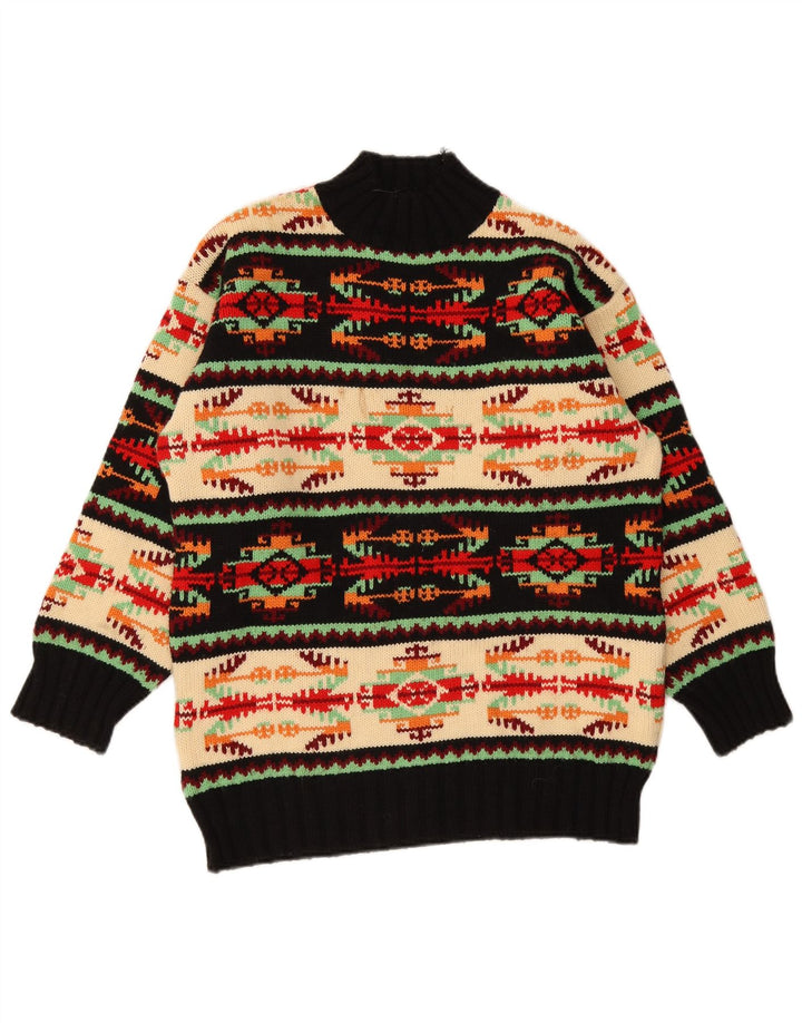 Kookai Womens Turtle Neck Jumper Sweater UK 16 Large Multicoloured
