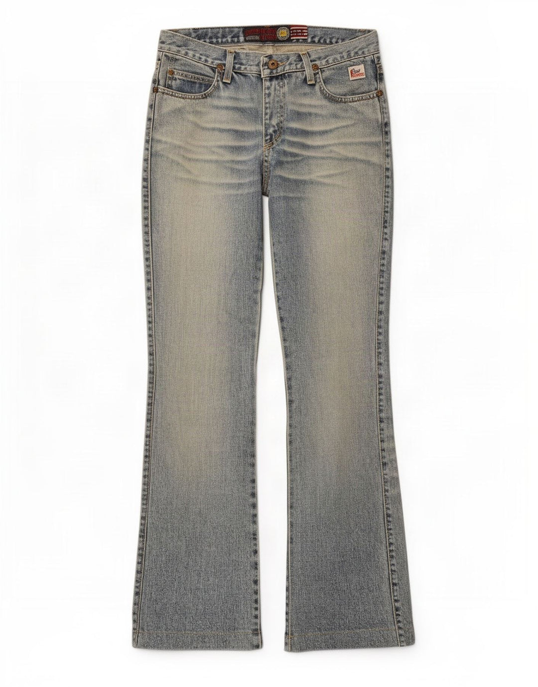 Roy Rogers Mens Flared Jeans W29 L31 Blue
