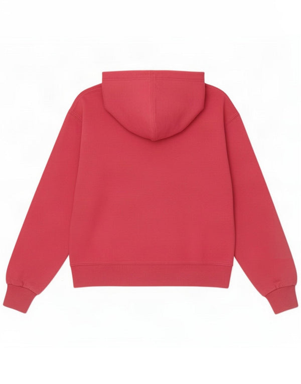 Diadora Womens Zip Hoodie Sweater UK 16 Large Pink Cotton