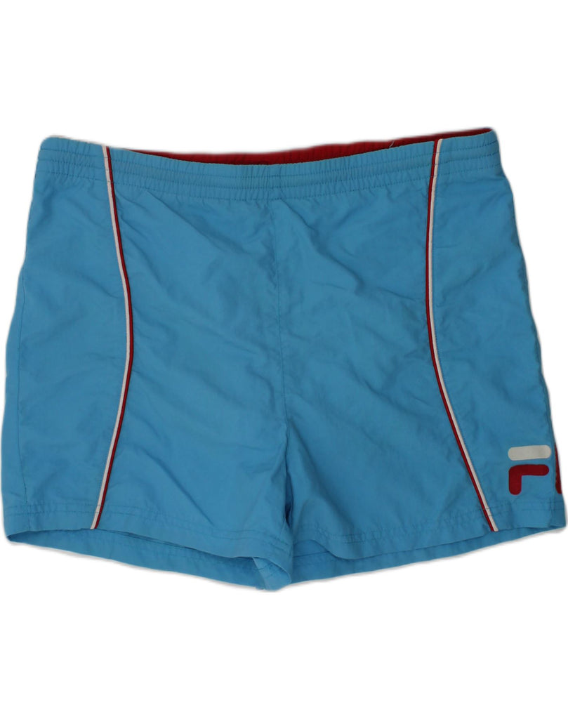 FILA Boys Sport Shorts 11-12 Years Blue Polyester | Vintage Fila | Thrift | Second-Hand Fila | Used Clothing | Messina Hembry 