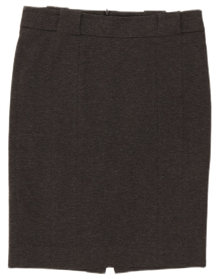 Zara Womens Pencil Skirt Large W30 Grey Flecked
