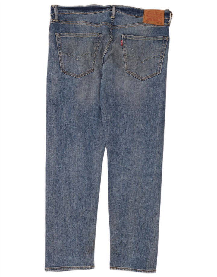 Levi's Mens 502 Tapered Jeans W34 L30 Blue Cotton