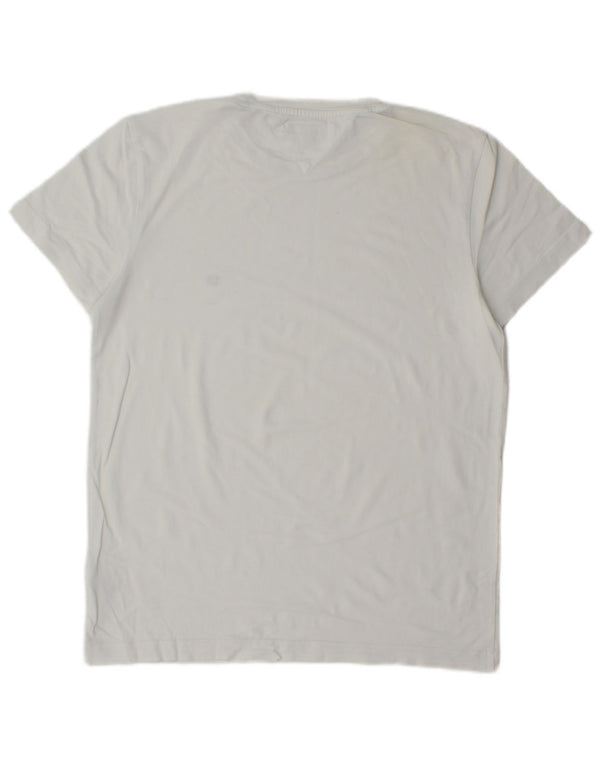 Tommy Hilfiger Mens T-Shirt Top Medium White Cotton
