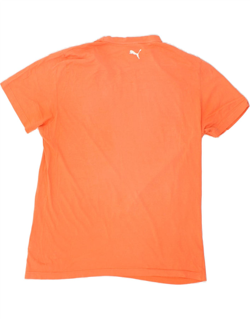 PUMA Mens Graphic T-Shirt Top XL Orange | Vintage Puma | Thrift | Second-Hand Puma | Used Clothing | Messina Hembry 