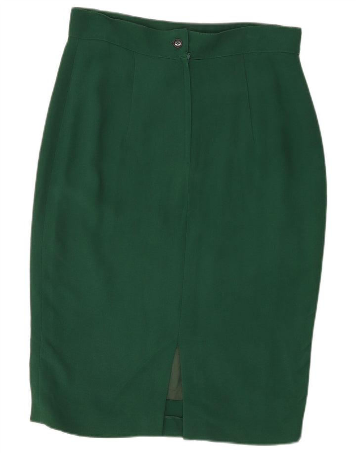 Gai Mattiolo Womens Pencil Skirt W30 Medium Green