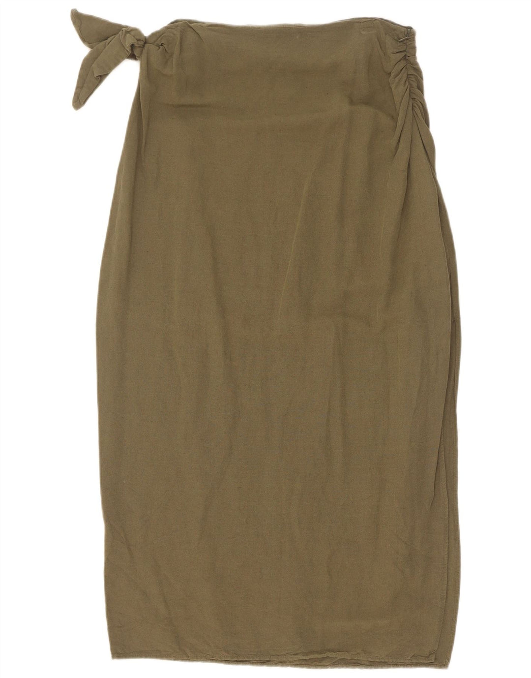 Zara Womens Midi Skirt Medium W28 Khaki