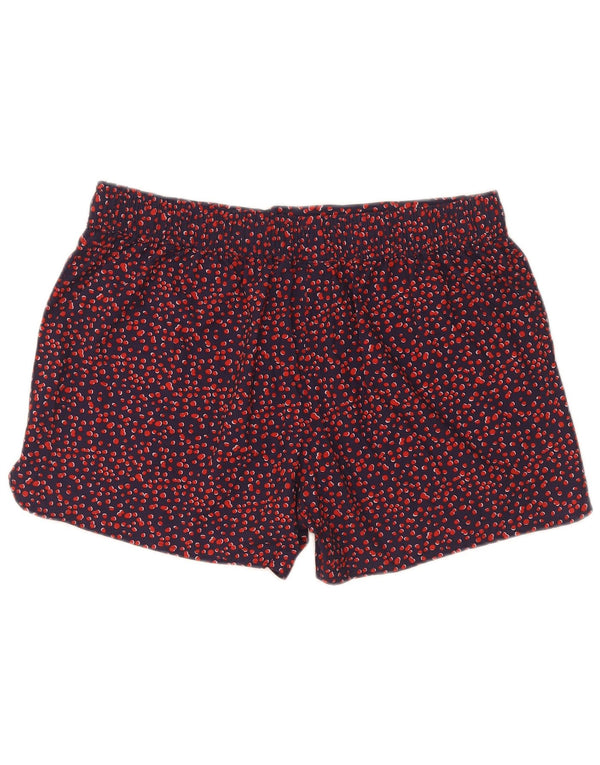 Mountain Warehouse Womens Sport Shorts UK 14 Large Navy Blue Spotted