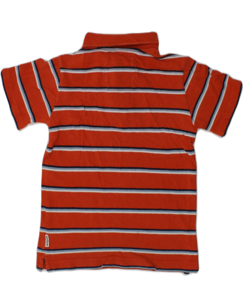 OSH KOSH Boys Polo Shirt 4-5 Years Orange Striped Cotton | Vintage Osh Kosh | Thrift | Second-Hand Osh Kosh | Used Clothing | Messina Hembry 