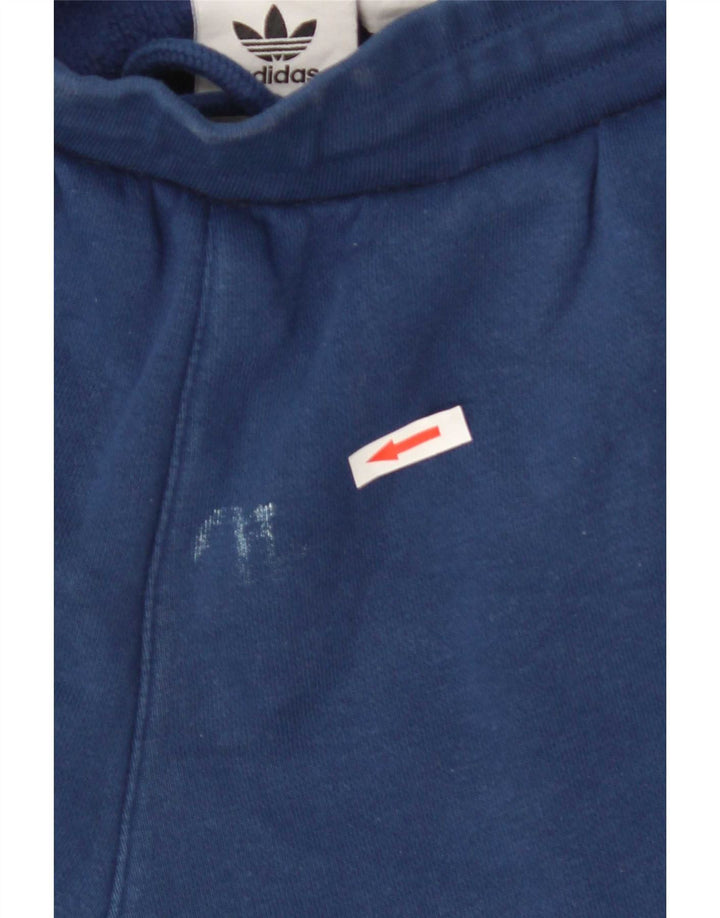 Adidas Mens Tracksuit Trousers Joggers Medium Navy Blue Cotton