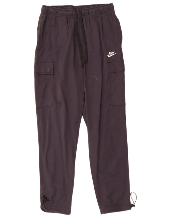 Nike Mens Cargo Tracksuit Trousers Joggers Small Grey Cotton