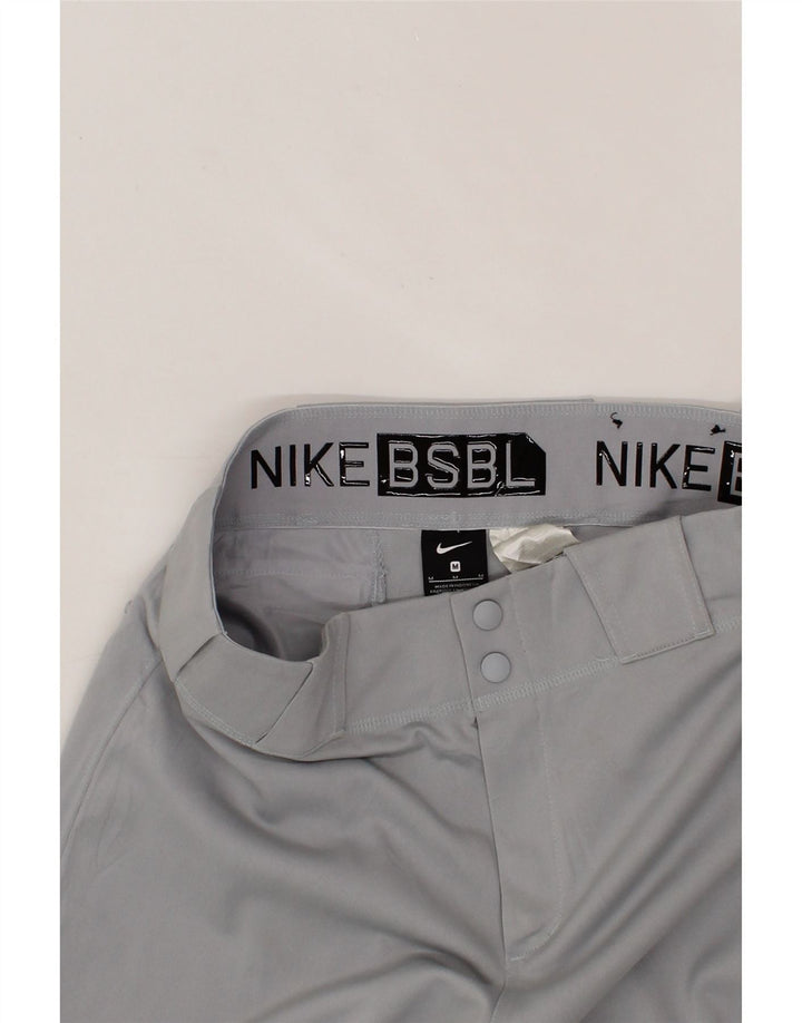 NIKE Womens Capri Tracksuit Trousers Joggers UK 14 Medium Grey Polyester Vintage Nike and Second-Hand Nike from Messina Hembry 