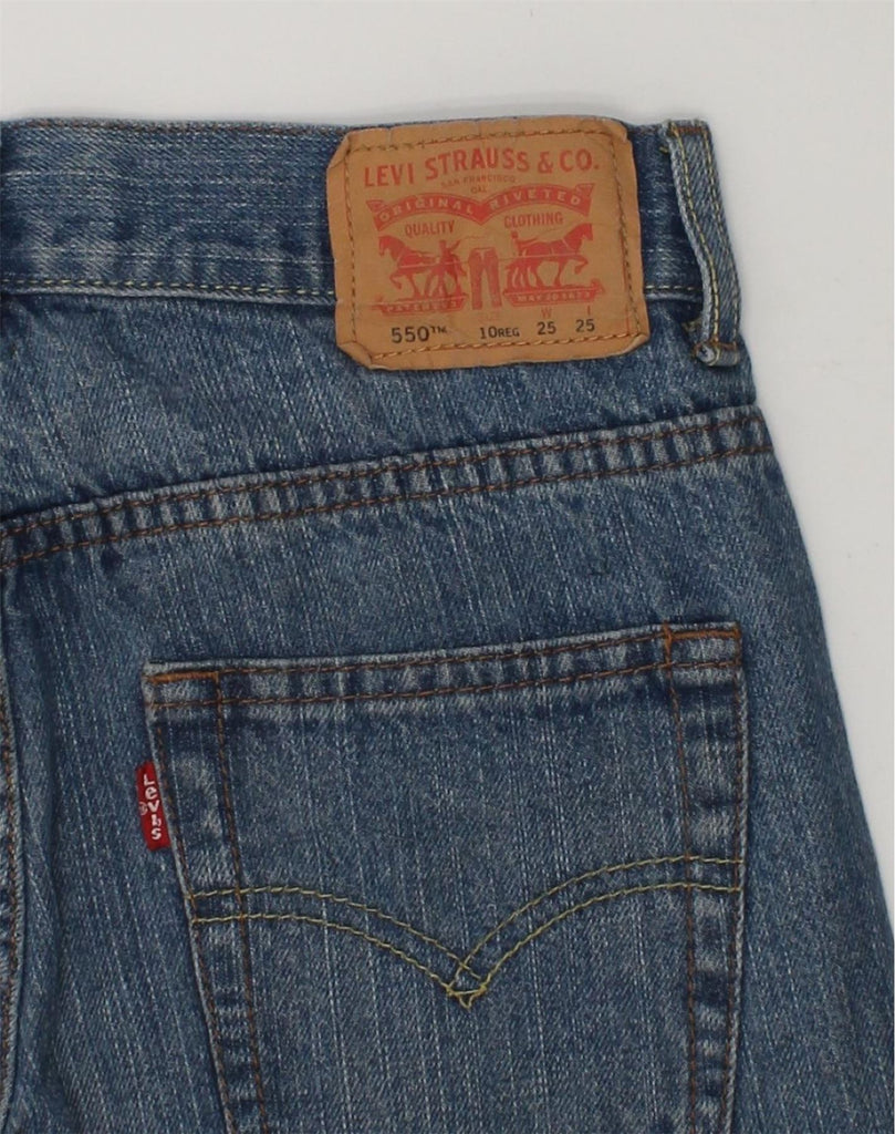 LEVI'S Boys 505 Relaxed Fit Loose Jeans 9-10 Years W25 L25  Blue Cotton | Vintage Levi's | Thrift | Second-Hand Levi's | Used Clothing | Messina Hembry 