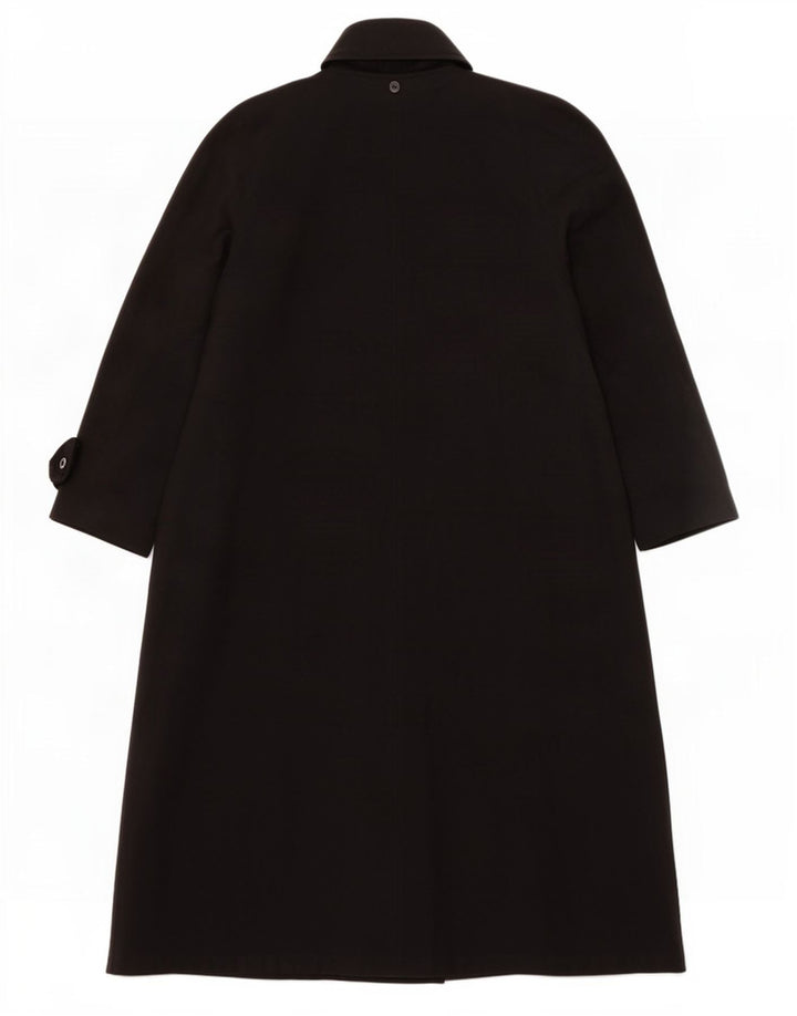 Liz Claiborne Womens Oversized Overcoat UK 8 Small Black Polyester