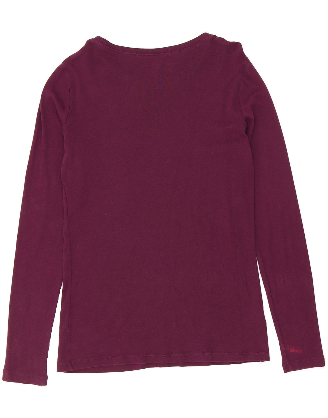 EDDIE BAUER Womens Top Long Sleeve UK 12 Medium Burgundy Cotton Vintage Eddie Bauer and Second-Hand Eddie Bauer from Messina Hembry 
