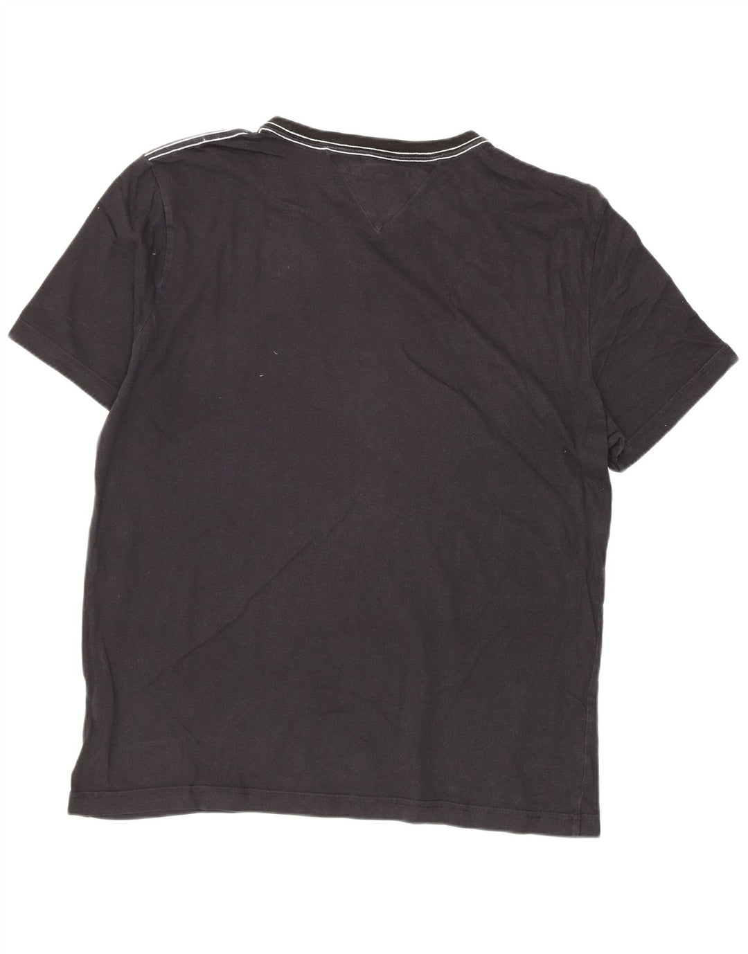 Tommy Hilfiger Mens Graphic T-Shirt Top Large Black