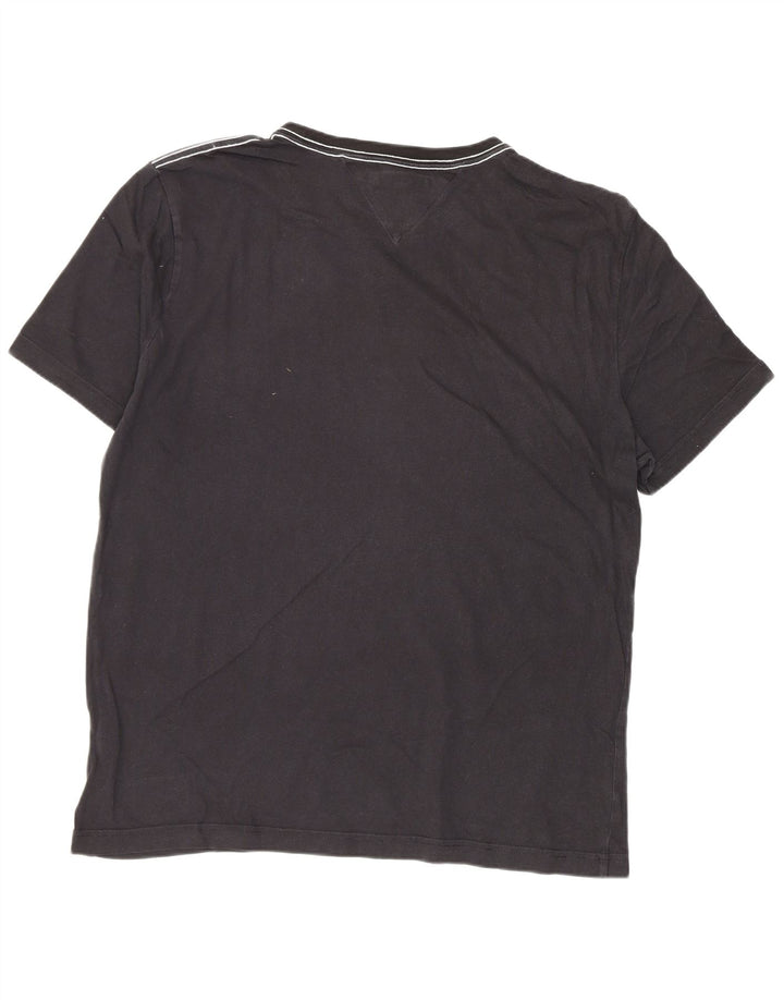 Tommy Hilfiger Mens Graphic T-Shirt Top Large Black
