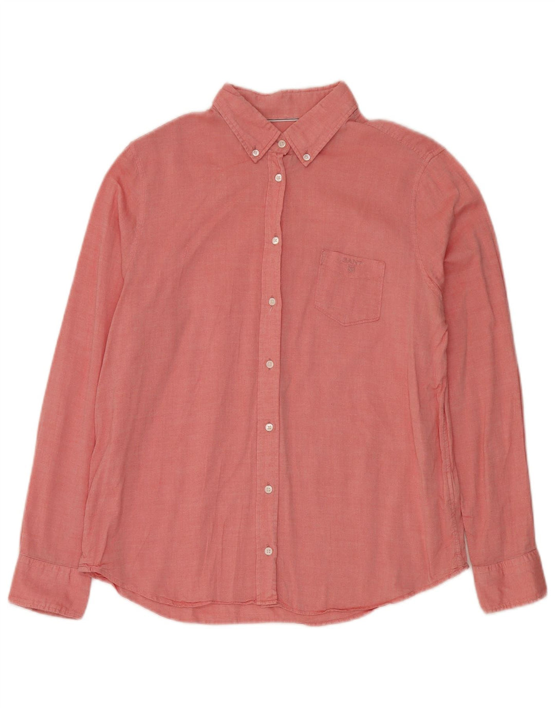 GANT Mens Shirt UK 18 XL Pink Cotton