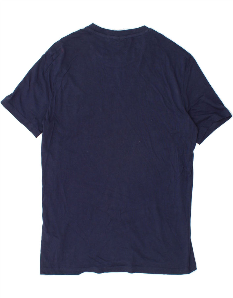 DIADORA Mens Graphic T-Shirt Top Small Navy Blue Cotton Vintage Diadora and Second-Hand Diadora from Messina Hembry 