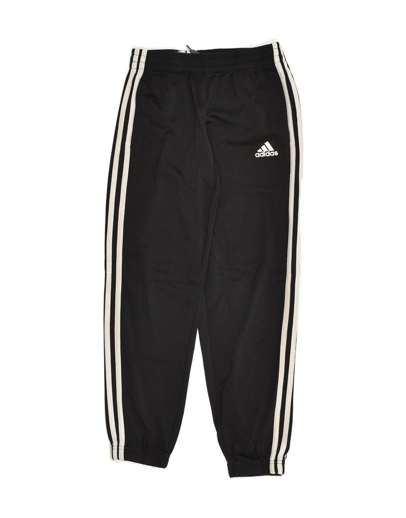 ADIDAS Boys Tracksuit Trousers Joggers 9-10 Years Black Polyester | Vintage Adidas | Thrift | Second-Hand Adidas | Used Clothing | Messina Hembry 