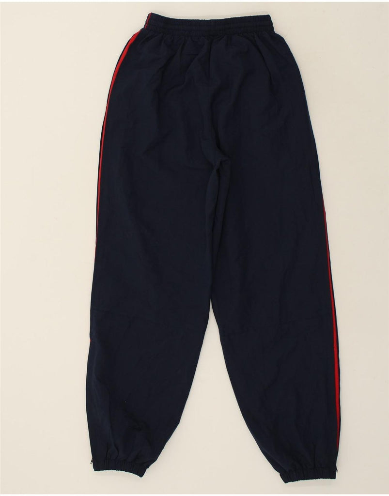 UMBRO Mens Tracksuit Trousers Joggers Small Navy Blue Polyester | Vintage Umbro | Thrift | Second-Hand Umbro | Used Clothing | Messina Hembry 