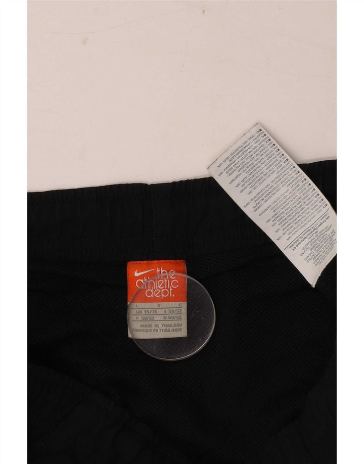 Nike Mens Graphic Sport Shorts Large Black Colourblock Polyester
