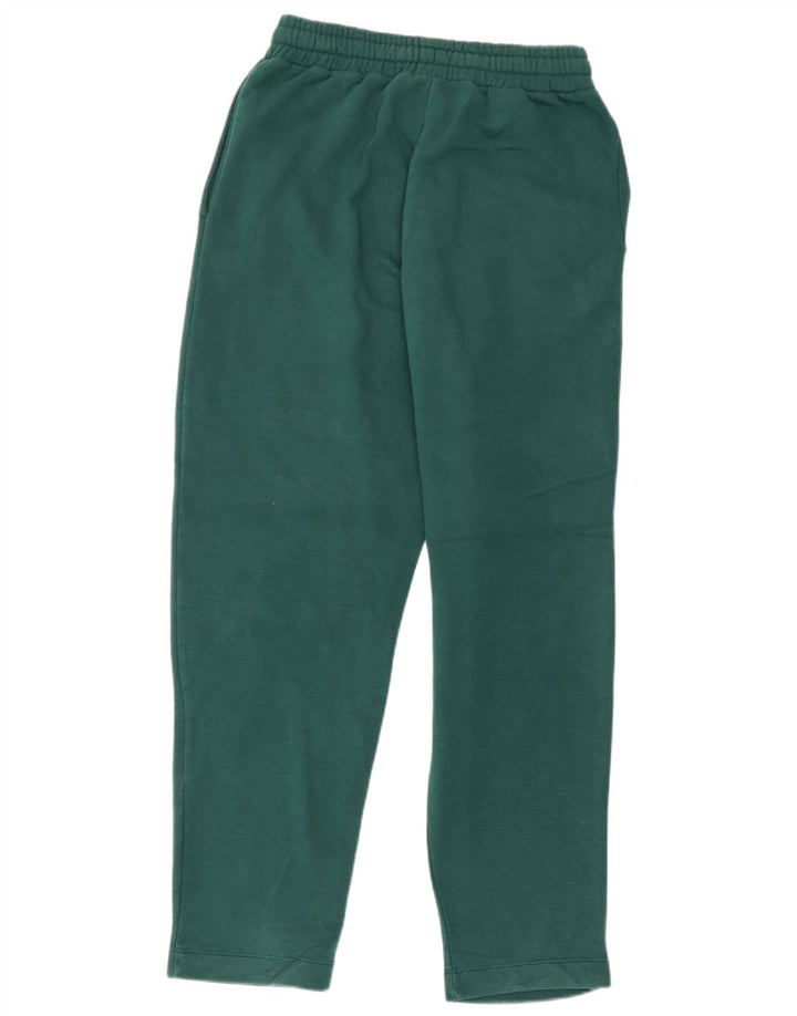 Zara Womens Tracksuit Trousers UK 8 Small  Green Cotton